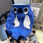 Stitch Loose Hooded Korean Sweater - Image 2