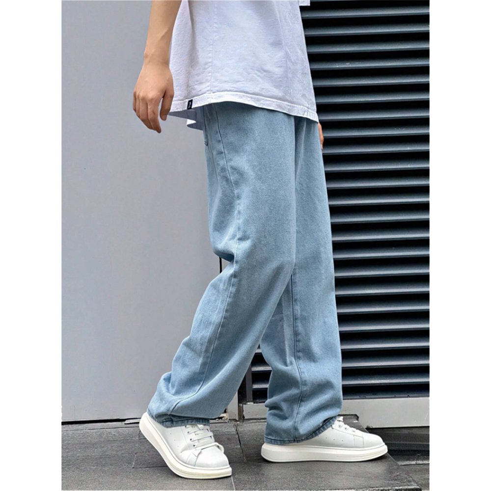 Baggy-Fit-Jeans-in-Light-Blue-New-1-488.882.jpg Wide Leg Jeans in Light Blue - Image 1