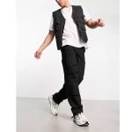 Oversized Cargo Gabrdine In Black – New