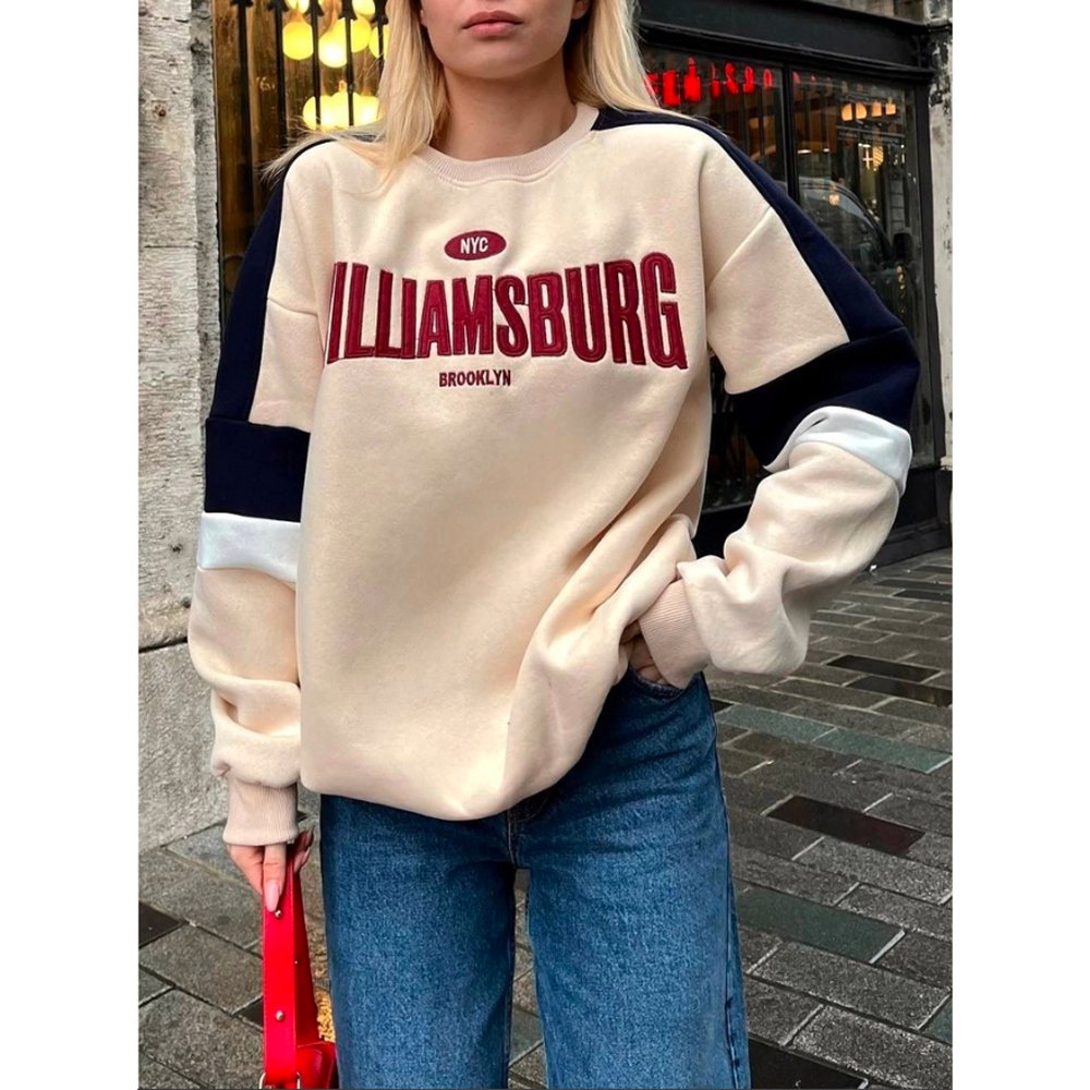 1 WB Round Neck Multicolor Sweatshirt - Image 1