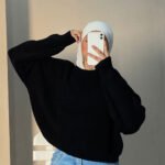 Oversized Winter Plain Pullover In 5Colors - Image 2