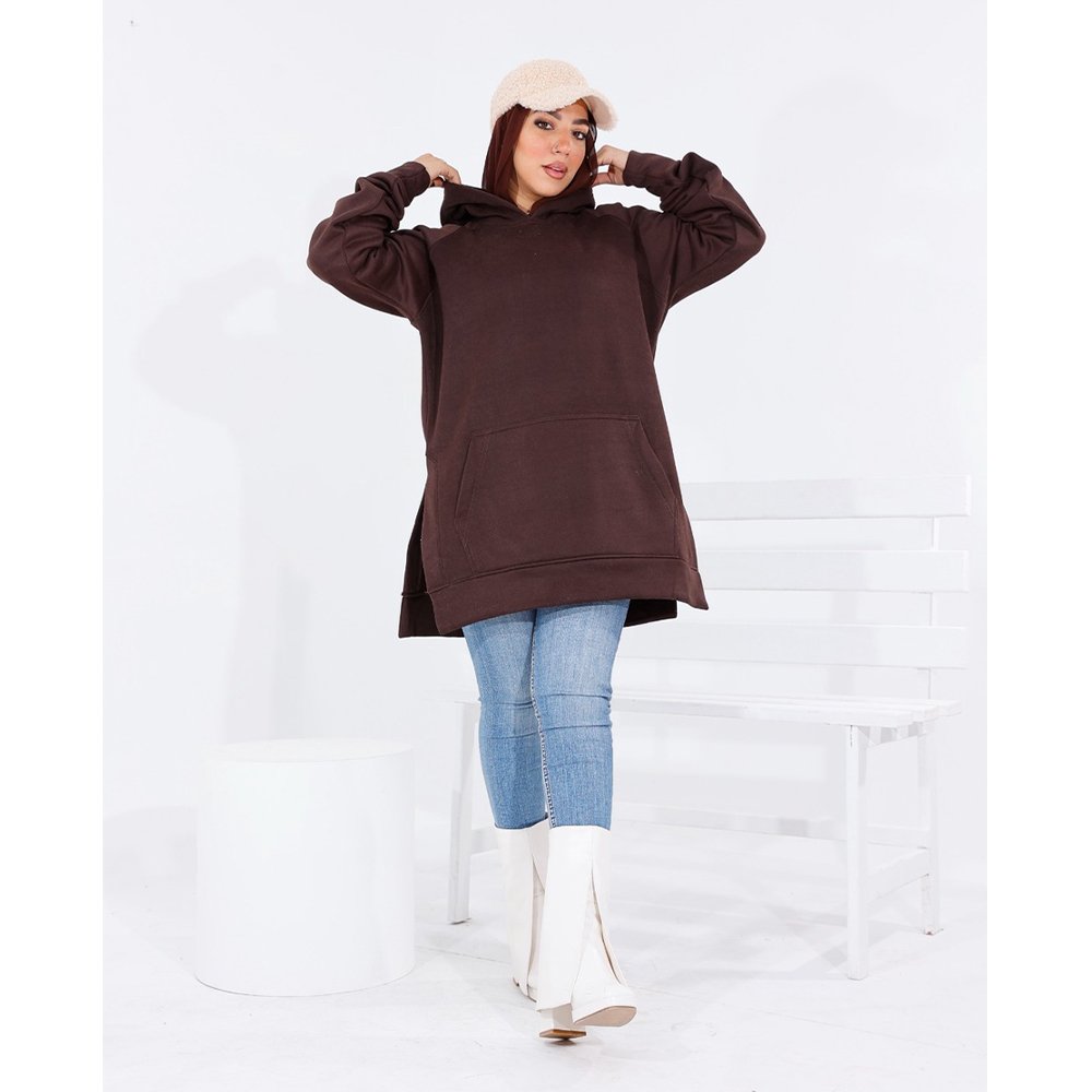 c24 Long Relaxed-fit Hoodie Stylish Women - Image 1