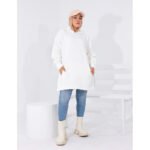 Long Relaxed-fit Hoodie Stylish Women - Image 2