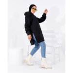 Long Relaxed-fit Hoodie Stylish Women - Image 3